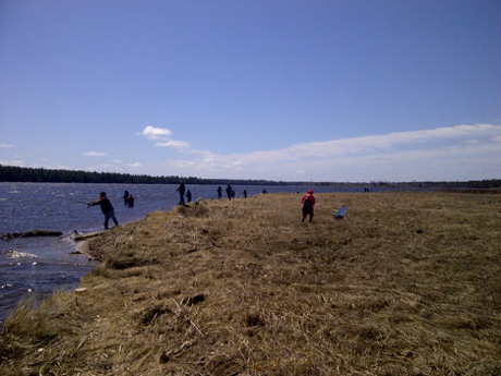 Bass anglers at Strawberry Marsh