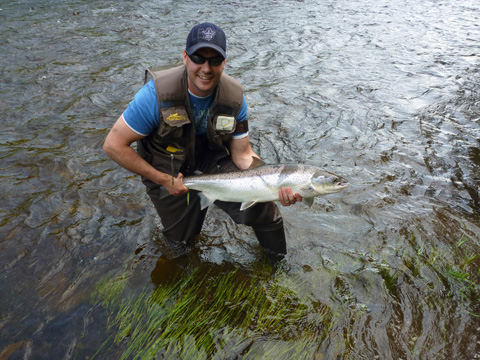 Jeff Morris caught this salmon on the Northwest on May 31