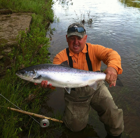 Rodney Colford caught a 12 pound and an 18 pound salmon on the Southwest on May 30th