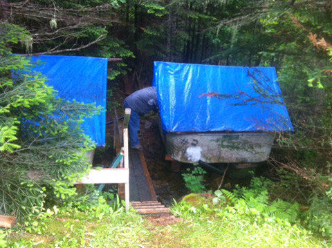 Satellite tanks at Rocky Brook