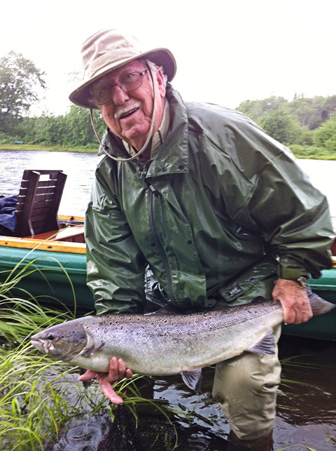 Laurent St. Pierre with a nice hen fish.laurent